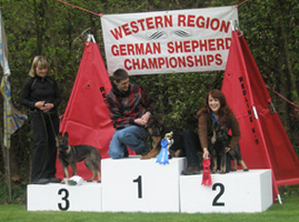 Tia 2nd place puppy Canadian Regionals