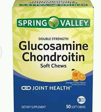 Double Strength Glucosamine Chondroitin 43 Soft Chews Spring Valley( See descrip